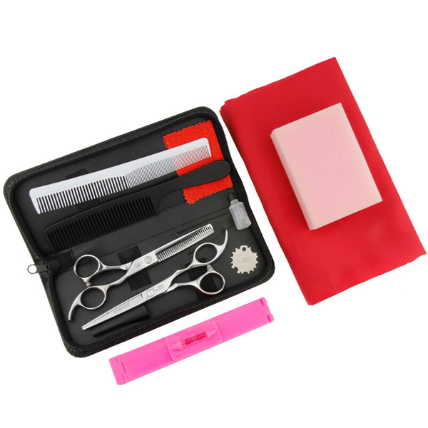 Leather Hair Scissor Bags Case Waist Pack Pouch Holder Hairdressing Tools Leather Shears Hair Scissors Pouch Wallet Scissors