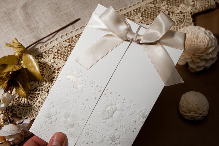 High-grade invitation cards with envelopes, seals and custom personalized printing a hot sale in The wedding season WQ07