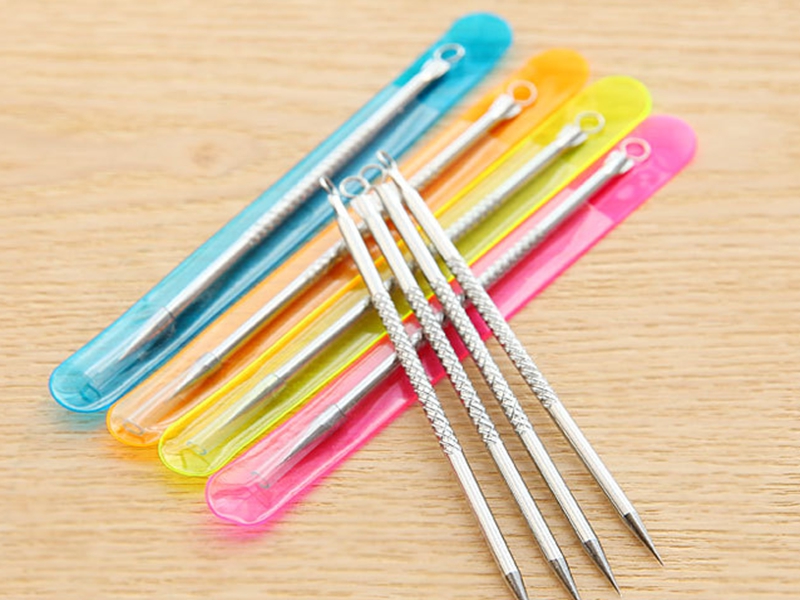 8cm Stainless Steel Blackhead Pimples Acne Blemish Comedone Needle Extractor Remover Tool Blackhead Acne Pimple Remover Tool