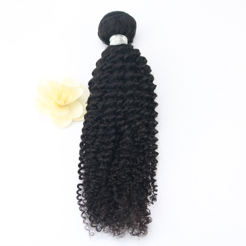 Evermgic Brazilian Kinky Curly Hair 100% Human Hair Weave Bundles 3 Pieces Natural Color Remy Hair