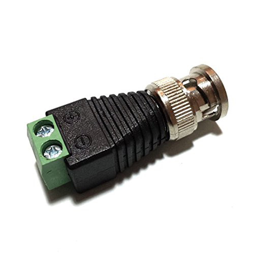 Coaxial Coax CAT5 BNC Male Connector for CCTV Camera Security System Surveillance Accessories New Arrival