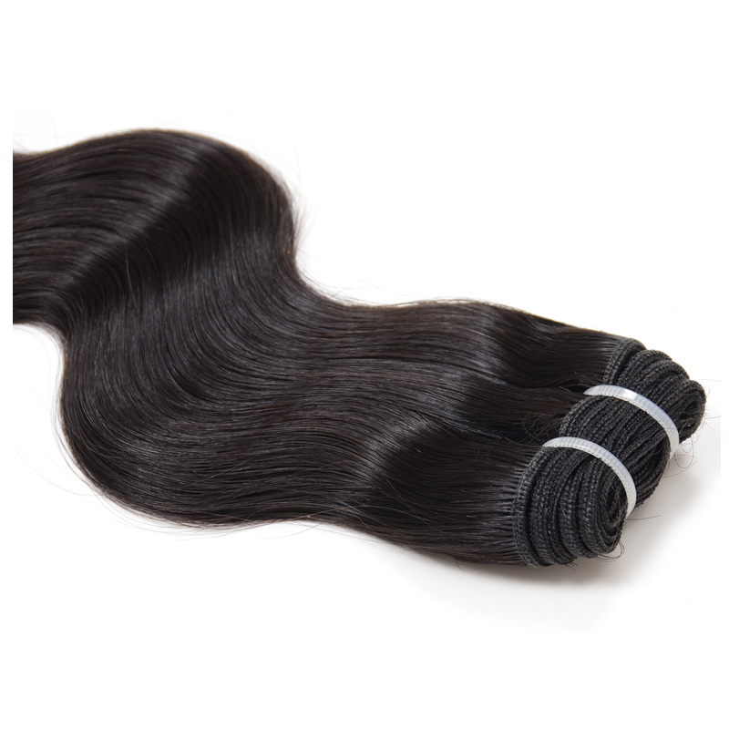 Free shipping 18bundles/lot 100% Brazilian Human Weave Wavy Body Wave Natural Color Hair Extensions Free Shipping