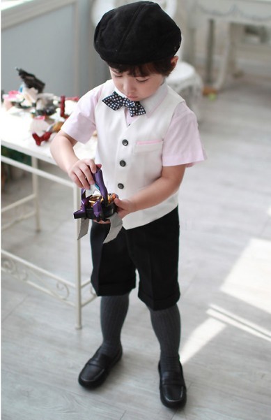 Top Quality White Cotton Kid Long Sleeve Shirt Boy Wear Prom Shirt Formal Event Cheap Tuxedo White Shirt
