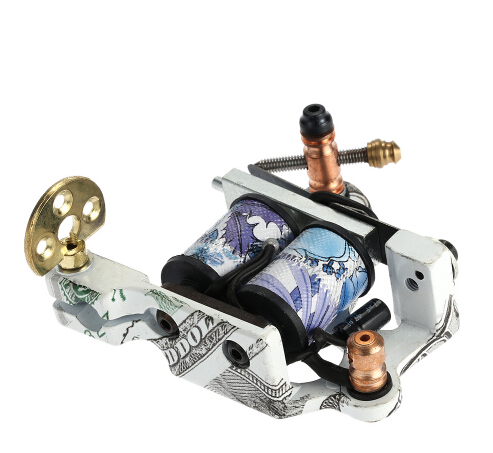 10 Wrap Coils Permanent Tattoo Machine Shader & Liner Carbon Steel Rotary Assorted Tatoo Motor Gun Instrument Tools