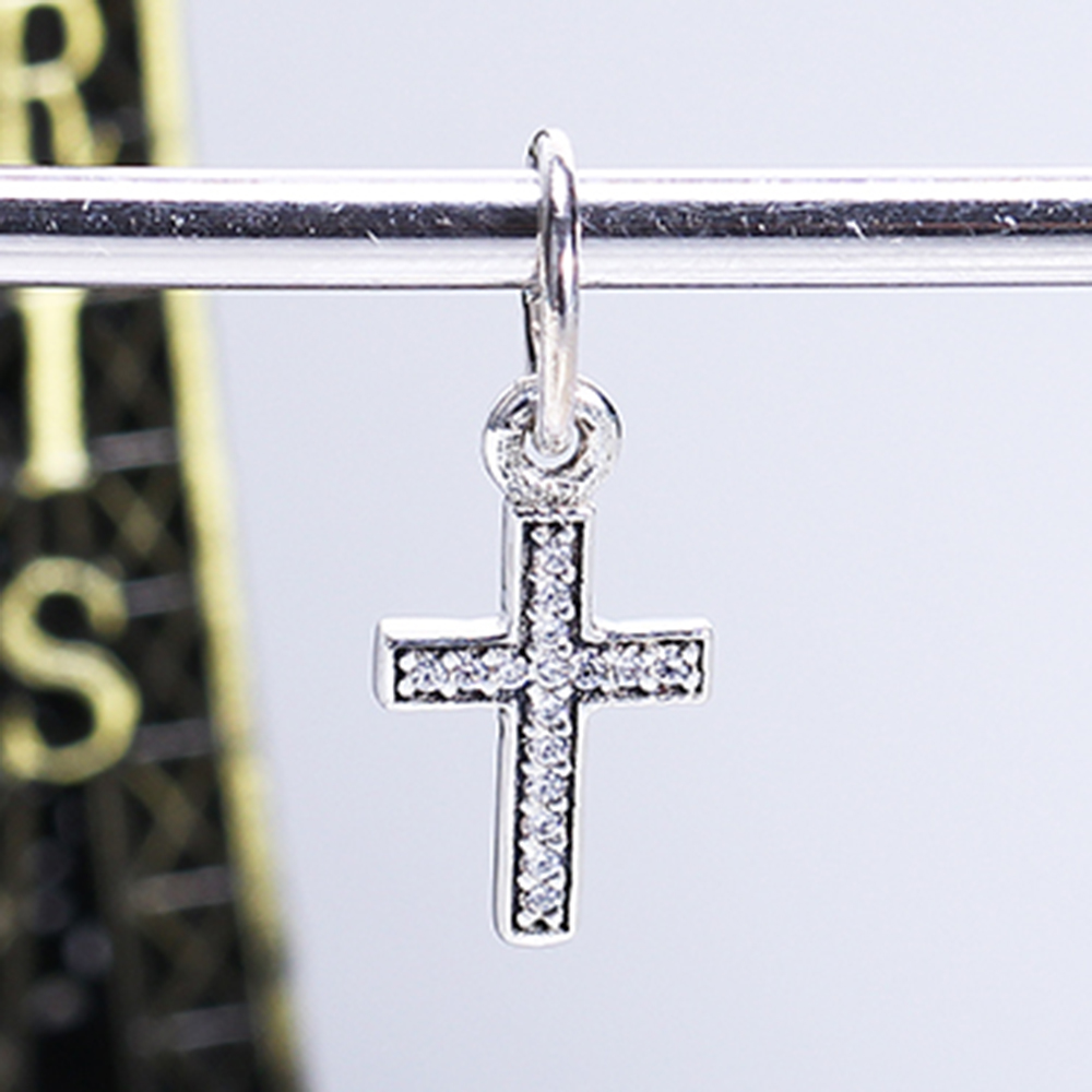 Real 925 Sterling Silver Not Plated Cross Pendant Charm Cubic Zirconia European Charms Beads Fit Pandora Snake Chain Bracelet DIY Jewelry, Black
Real 925 Sterling Silver Not Plated Cross Pendant Charm Cubic Zirconia European Charms Beads Fit Pandora Snake Chain Bracelet DIY Jewelry, Black