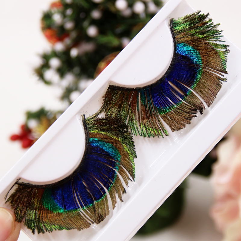 YM11 Natural Peacock Feather Exaggerated False Eyelashes Latin Tableaux Art Makeup Fake Eyelashes Fashion COLORFUL Eye Lashes
YM11 Natural Peacock Feather Exaggerated False Eyelashes Latin Tableaux Art Makeup Fake Eyelashes Fashion COLORFUL Eye Lashes