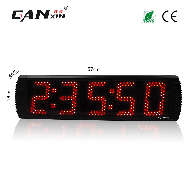 [GANXIN] Grand écran LED de minuterie de course de marathon de couleur rouge de 12,7 cm à 5 chiffres utilisé en extérieur pour de nombreux types