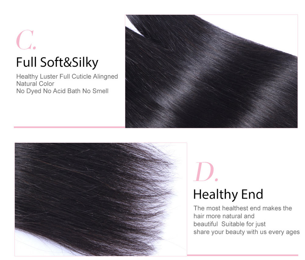Brazilian Virgin Human Hair Weave Bundles Unprocessed 7A Cheap Peruvian Malaysian Indian Cambodian Straight Remy Hair Extensions 3/4/5pc lot