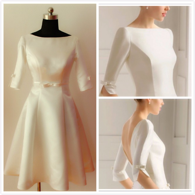 vestido de noiva sexy popular boho wedding dress simple beach backless half sleeves bow bridal gowns wedding gowns robe de mariage, White
vestido de noiva sexy popular boho wedding dress simple beach backless half sleeves bow bridal gowns wedding gowns robe de mariage, White