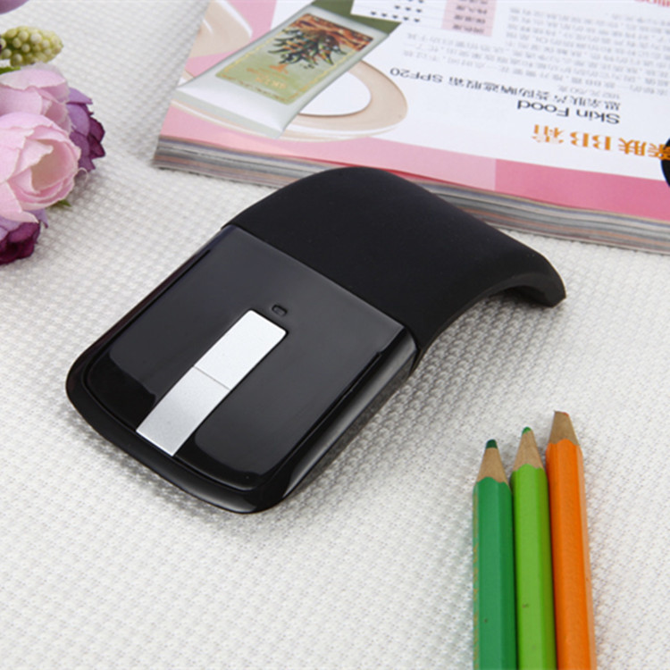 Professional Mouse 24Ghz Flexional Foldable Wireless Computer Mouse Folding Arc Touch Mouse For Microsoft Surface Arc Touch 3D Co