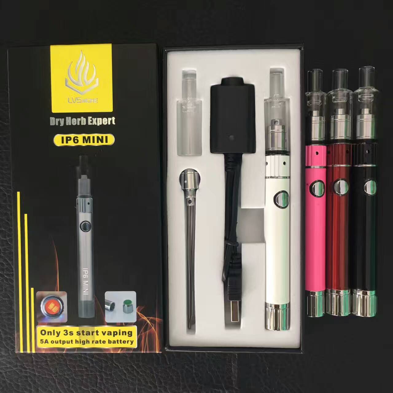 Best selling Ecig Dry Herb Vaporizer/Wax Vaporizer Smoking IP6 Mini Vape pen device with Ceramic fast heating
Best selling Ecig Dry Herb Vaporizer/Wax Vaporizer Smoking IP6 Mini Vape pen device with Ceramic fast heating