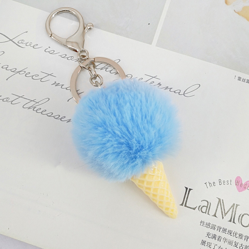 Cute Girls Fluffy Fur Ball Pompom Ice Cream Keychain Women Faux Rabbit Fur Ball Pompom Key Chain Female Bag Trinket Jewelry Party Gift
Cute Girls Fluffy Fur Ball Pompom Ice Cream Keychain Women Faux Rabbit Fur Ball Pompom Key Chain Female Bag Trinket Jewelry Party Gift