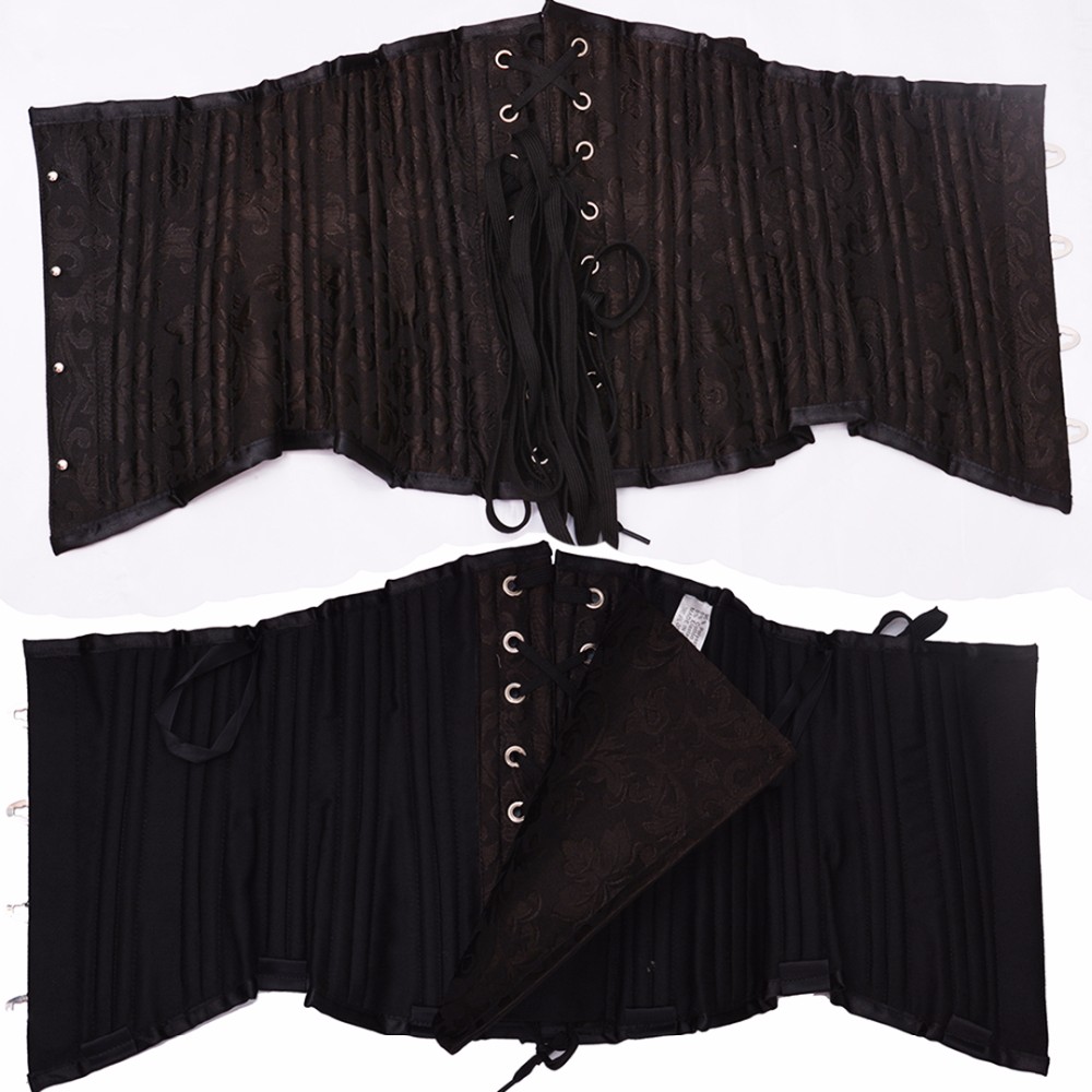 Double steel boned Underbust Corset Bodysuit Waist Trainer Slim Shapewear Control Corsets Cincher Body Shaper Bustier Waist Trainer 8110