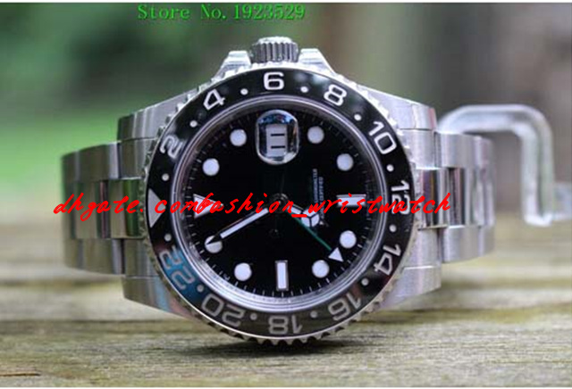 Original Box Certificate Luxury Watches Wristwatch Ceramic 116710 Black Dial Stainless Steel Automatic movement Mens Men's Watch, Silver
Original Box Certificate Luxury Watches Wristwatch Ceramic 116710 Black Dial Stainless Steel Automatic movement Mens Men's Watch, Silver