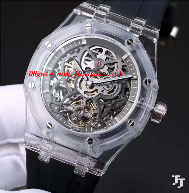 Luxury Watches Mens Black Rubber Bracelet Steel Skeleton 42mm Automatic Fashion Brand Men's Watch Wristwatch
Luxury Watches Mens Black Rubber Bracelet Steel Skeleton 42mm Automatic Fashion Brand Men's Watch Wristwatch