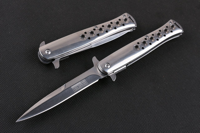 Silver Tac Force Steel Tactical Folding Knife 5Cr13Mov 57HRC Camping Hunting Survival Pocket Military Utility Clasp EDC Tools Collection
Silver Tac Force Steel Tactical Folding Knife 5Cr13Mov 57HRC Camping Hunting Survival Pocket Military Utility Clasp EDC Tools Collection
