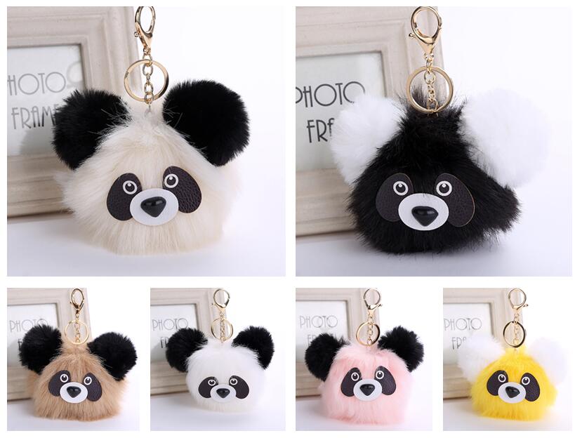 Cute panda hair balls Key Rings keychain cartoon head ball pendants bag car ornaments fur pendant KR367 Keychains mix order 20 pieces a lot
Cute panda hair balls Key Rings keychain cartoon head ball pendants bag car ornaments fur pendant KR367 Keychains mix order 20 pieces a lot