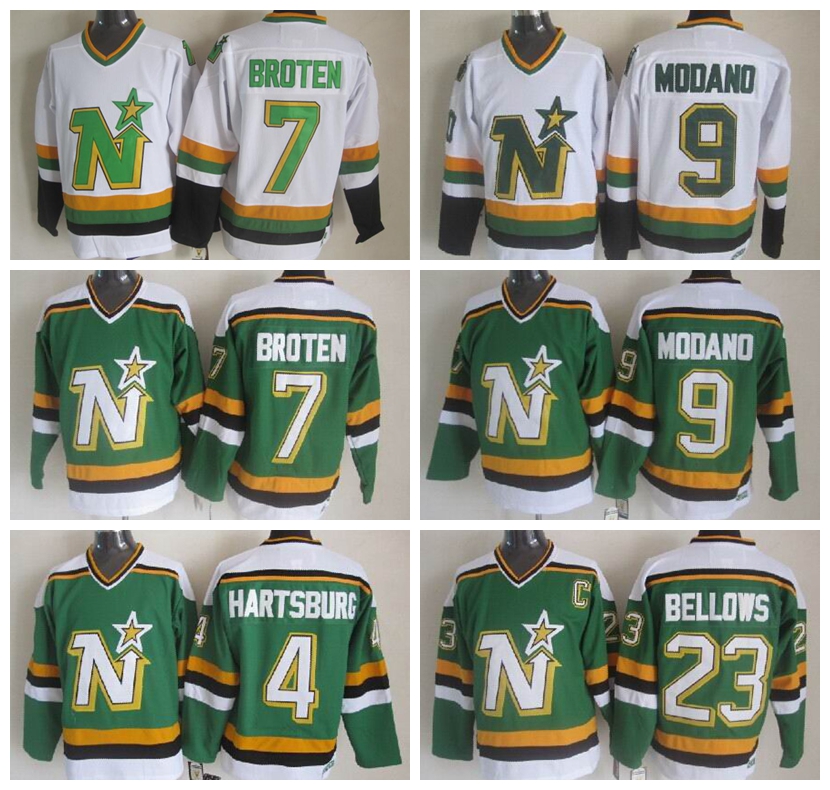 Men 4 Craig Hartsburg Jersey Dallas Stars 9 Mike Modano 7 Neal Broten 23 Brian Bellows Ice Hockey Jerseys Vintage CCM Green White, 9 green
Men 4 Craig Hartsburg Jersey Dallas Stars 9 Mike Modano 7 Neal Broten 23 Brian Bellows Ice Hockey Jerseys Vintage CCM Green White, 9 green
