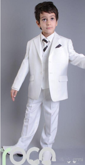Handsome Boys Kids Suits Formal Occasion Two buttons Straight pockets Wedding Party(Jacke+vest+Pants) custom made suit, Ivory
Handsome Boys Kids Suits Formal Occasion Two buttons Straight pockets Wedding Party(Jacke+vest+Pants) custom made suit, Ivory
