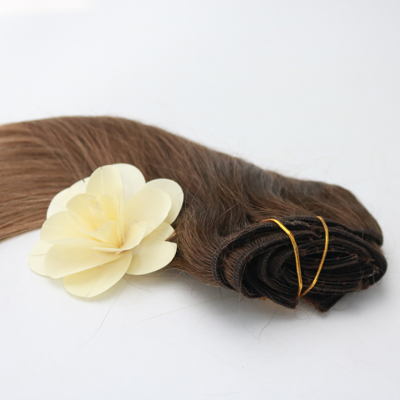 Cheap 100% Human Hair Clip 7Pcs 100g in Hair Extension Finest Quality Vrgin Raw Unprocessed Virgin Brazilian Hair