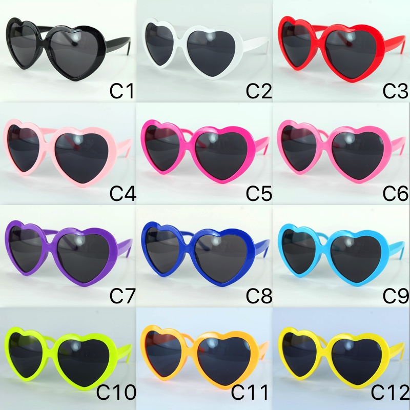 Colorful Love Sunglasses Women 13 Colors Party Heart Eyeglasses GAGA Star Style UV400
Colorful Love Sunglasses Women 13 Colors Party Heart Eyeglasses GAGA Star Style UV400