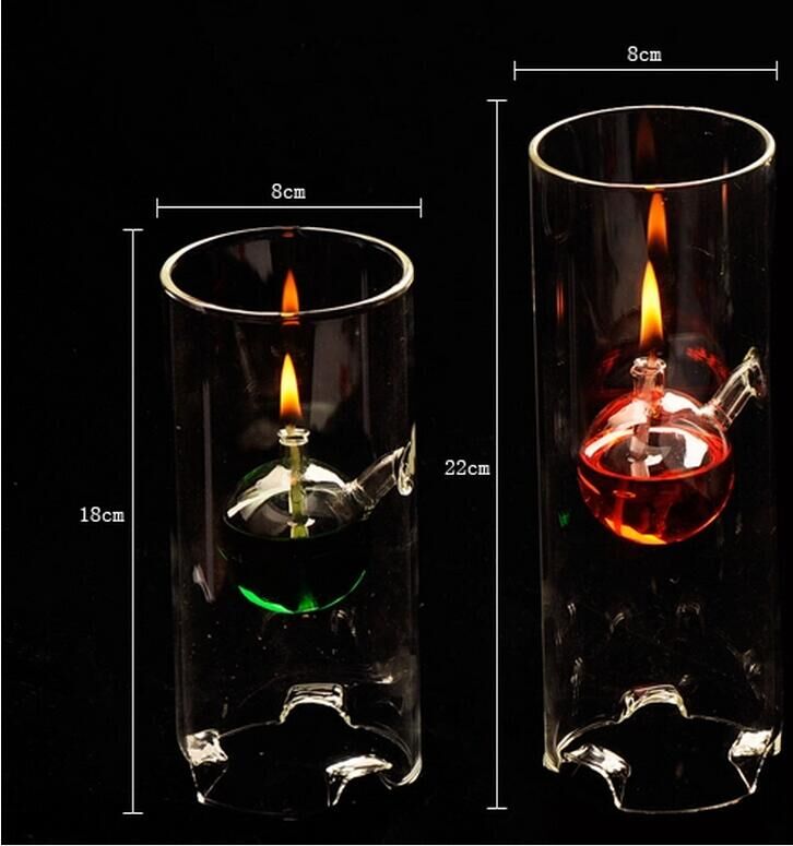 Fashion super beautycreative transparent glass cylinder oil lamp Bottles flower holder characteristics wedding Decorative candlest1704171