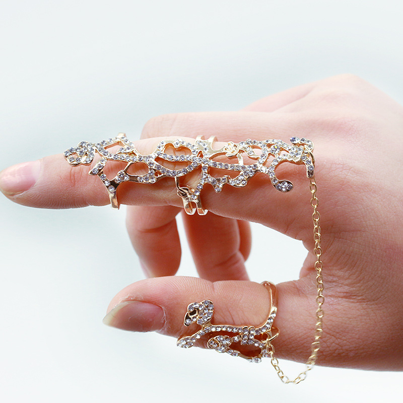 New Arrival Fashion Chain Rings Woman Jewelry Hollow Diamond Rose Adjustable Ring Opening Best Selling Gold Silver Smart Rings
New Arrival Fashion Chain Rings Woman Jewelry Hollow Diamond Rose Adjustable Ring Opening Best Selling Gold Silver Smart Rings