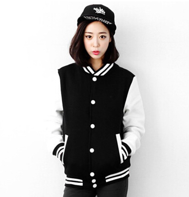 Wholesale- Baseball jacket casacos femininos college jackets Harajuku style women jacket 2017 new autumn winter coat Jackets free shipping, Black
Wholesale- Baseball jacket casacos femininos college jackets Harajuku style women jacket 2017 new autumn winter coat Jackets free shipping, Black