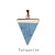 HOT Geometric Colorful Nature Stone Necklace Triangle Crystal Necklaces Pendant For Valentine's day Women And Men Wholesale