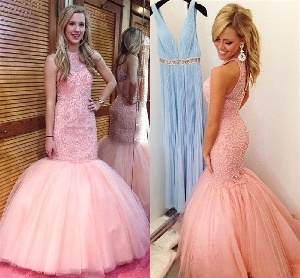 Luxury Pink Prom Dresses Mermaid Jewel Neckline Tulle Floor Length Heavy Beads Evening Party Dresses Puffy Arabic Pageant Party Gowns, Royal blue
Luxury Pink Prom Dresses Mermaid Jewel Neckline Tulle Floor Length Heavy Beads Evening Party Dresses Puffy Arabic Pageant Party Gowns, Royal blue