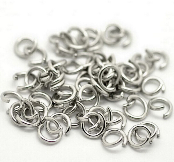 wholesale Strong Stainless steel Open Jump Ring Split Ring 5x1mm / 6*1mm / 7*1mm / 8*1mm Jewelry Finding Silver Polished fashion DIY BLING
wholesale Strong Stainless steel Open Jump Ring Split Ring 5x1mm / 6*1mm / 7*1mm / 8*1mm Jewelry Finding Silver Polished fashion DIY BLING