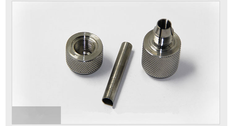 High Quality Round Tattoo Grips Knurled Twist Self-Lock Tattoo Grip Professional Stainless Steel 25mm Free Shipping