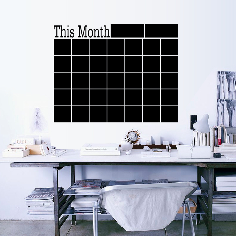 DHL & SF_express This Month blackboard Stickers PVC WALL STICKER Monthly Plan Calendar Chalkboard wall Writing Boards for office (7)
DHL & SF_express This Month blackboard Stickers PVC WALL STICKER Monthly Plan Calendar Chalkboard wall Writing Boards for office (7)