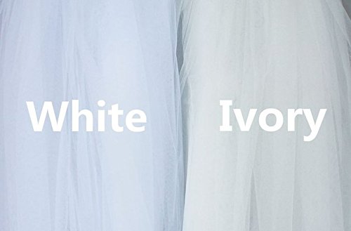 Simple Chapel Length Bridal Veil Long Soft Tulle White Ivory Wedding Veils Bridal Accessories 2 Meters Bride In Stock One Layer Veils