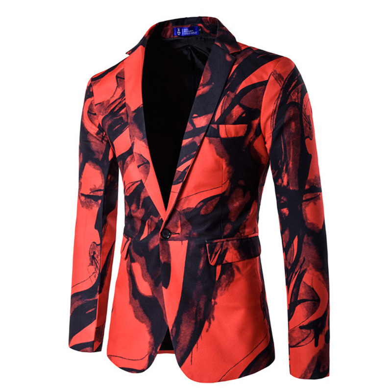 Wholesale- 2016 new men's suit jacket Western European single-button suit printing brand high-quality men Terno Masculino suit jacket, White
Wholesale- 2016 new men's suit jacket Western European single-button suit printing brand high-quality men Terno Masculino suit jacket, White