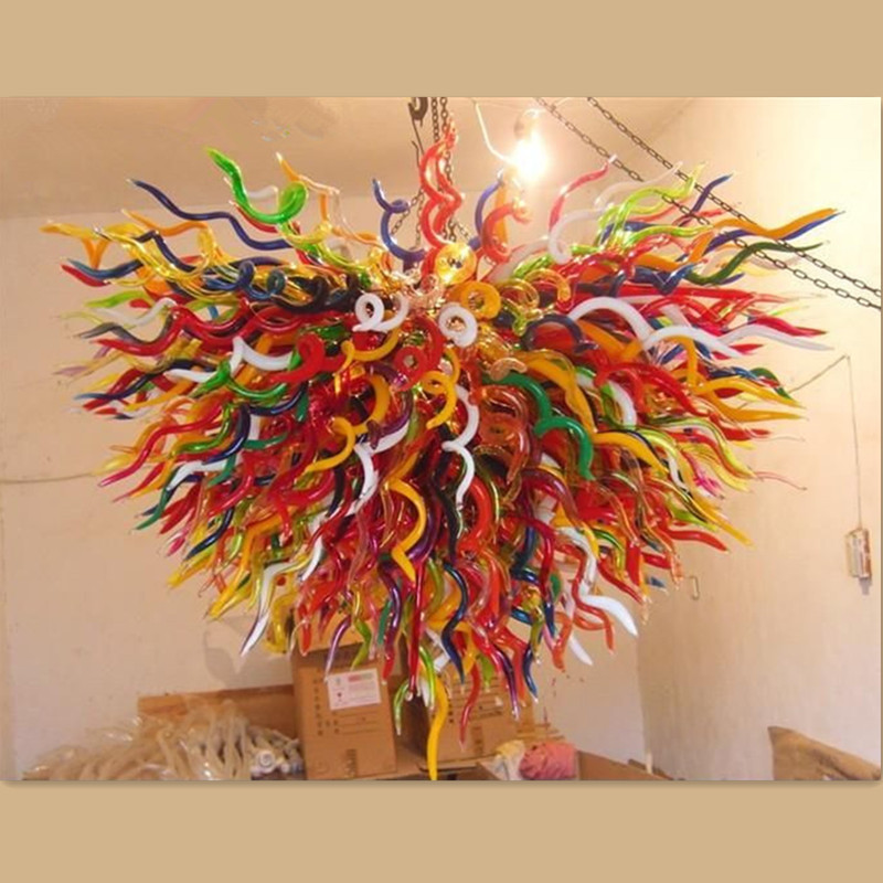 colorful glass chandelier high quality led light bulbs high hanging ceiling lighting Spanish style villa decor
colorful glass chandelier high quality led light bulbs high hanging ceiling lighting Spanish style villa decor