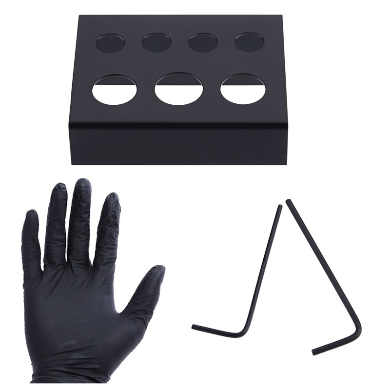 Tattoo Kit 1 Rotary Equipment Machine Gun 7 Color Inks Set Power Supply Disposable Needles Tattoo US PLug free shipping