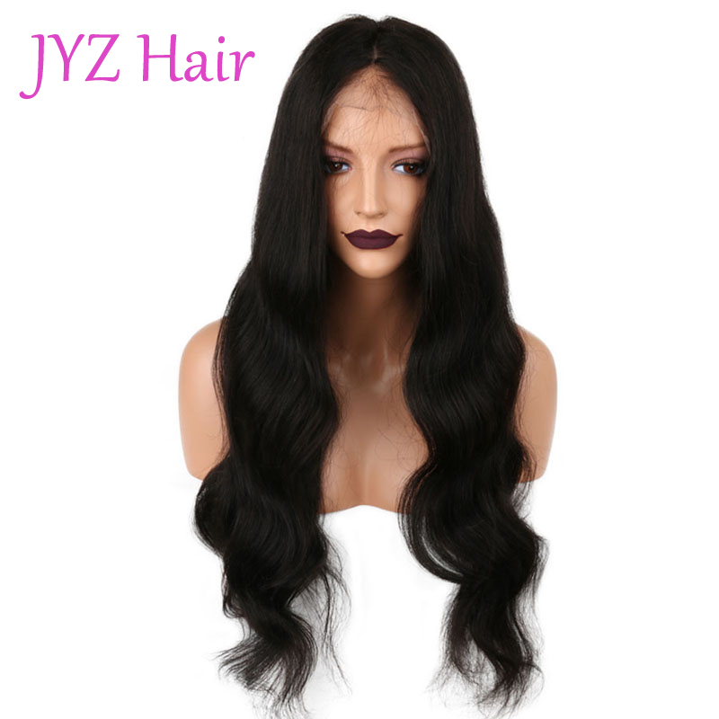 Lace Front Wig Natural color Loose Wave Brazilian Malaysian Virgin Human Hair Full Lace Wig Unprocessed Cheap Price For Selling