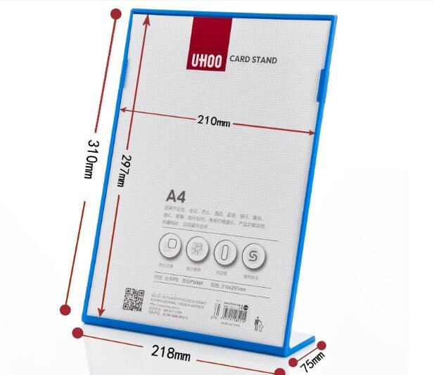 5pcs Free shipping Table card display stand L shape poster advertising display rack desk menu price tag label holder frame A4/A5/A6
5pcs Free shipping Table card display stand L shape poster advertising display rack desk menu price tag label holder frame A4/A5/A6