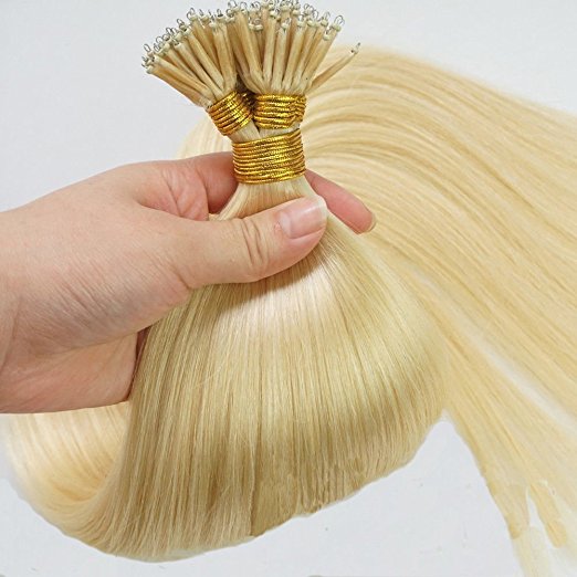 ELIBESS 16''-22''Straight Remy Nano Ring Human Hair Extensions 1g/s 100s #613 Lignht Blonde Color Human Hair
ELIBESS 16''-22''Straight Remy Nano Ring Human Hair Extensions 1g/s 100s #613 Lignht Blonde Color Human Hair
