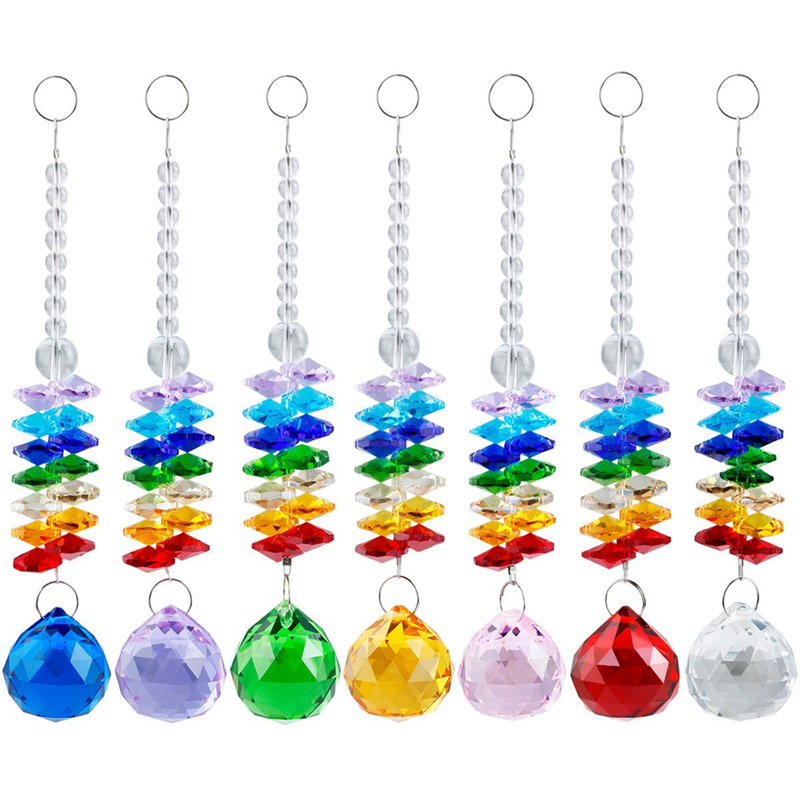 5PCS Chakra Glass Crystal Suncatcher 30mm Crystal Ball Prism Rainbow Octogon Beads Hanging Christmas Ornament W025-30mm
5PCS Chakra Glass Crystal Suncatcher 30mm Crystal Ball Prism Rainbow Octogon Beads Hanging Christmas Ornament W025-30mm