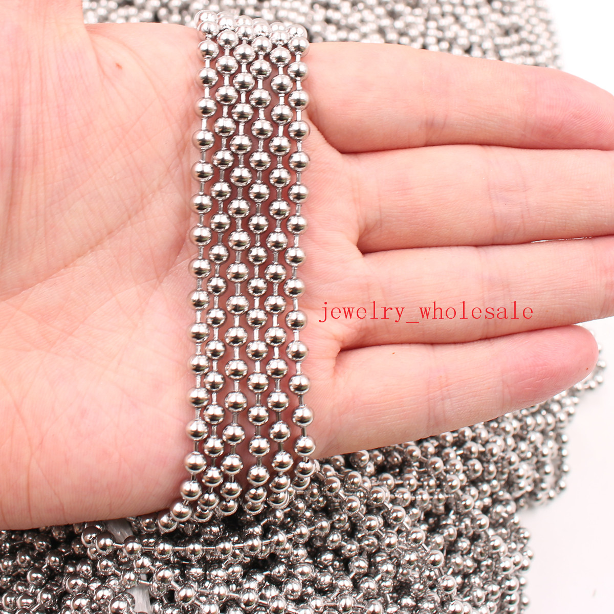 wholesale 10meter /lot Jewelry Finding Chain silver Stainless Steel 1.6mm/2mm/2.4mm/3mm/4mm cheap beads chain marking DIY
wholesale 10meter /lot Jewelry Finding Chain silver Stainless Steel 1.6mm/2mm/2.4mm/3mm/4mm cheap beads chain marking DIY