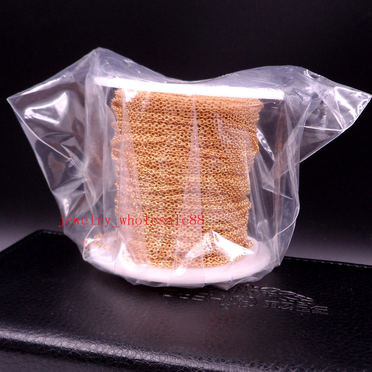 factory price wholesale 50meter / ro Lot Gold Plated Stainless steel jewelry finding Thin 1.8mm Smooth Oval Link chain DIY Necklace Bracelet