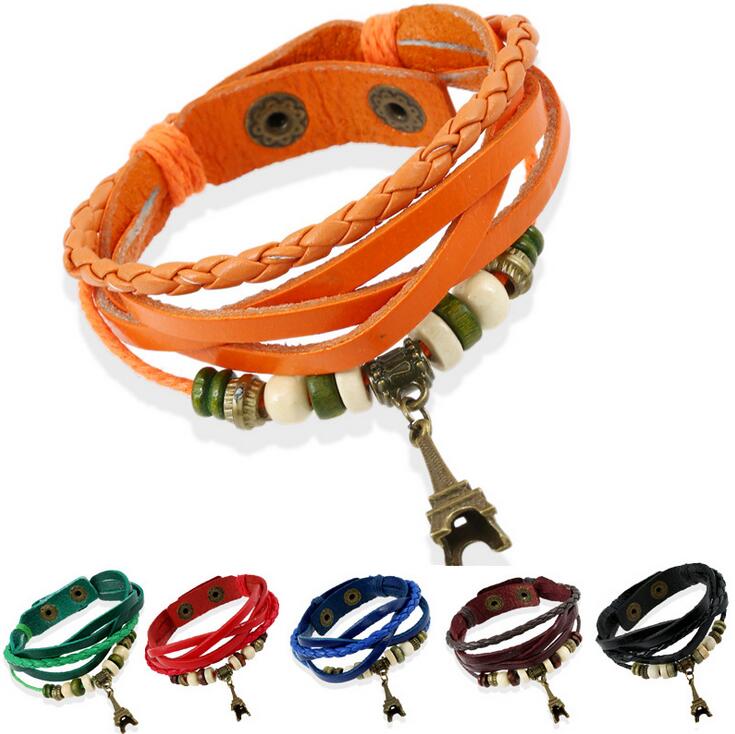 Brand new New weaving retro tower pendant leather strap leather necklace FB456 mix order 20 pieces a lot Slap & Snap Bracelets
Brand new New weaving retro tower pendant leather strap leather necklace FB456 mix order 20 pieces a lot Slap & Snap Bracelets