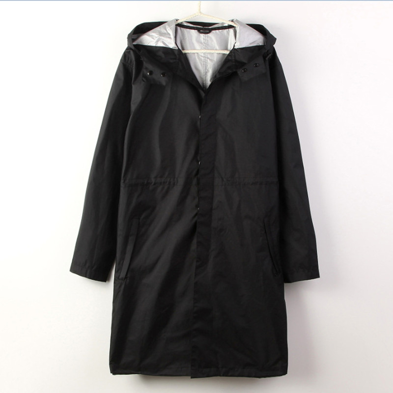 WPC Black/Blue cloak Raincoat Men fishing Rain Coat Ponchos Jackets Chubasqueros Impermeables capa de chuva