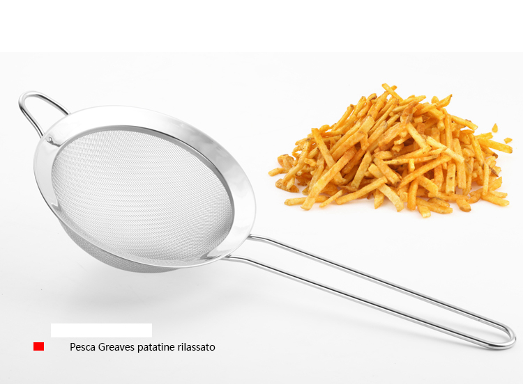 Wholesale- Fine Mesh Stainless Steel Strainers, stainless steel screen mesh oil strainer flour sieve Baking tools