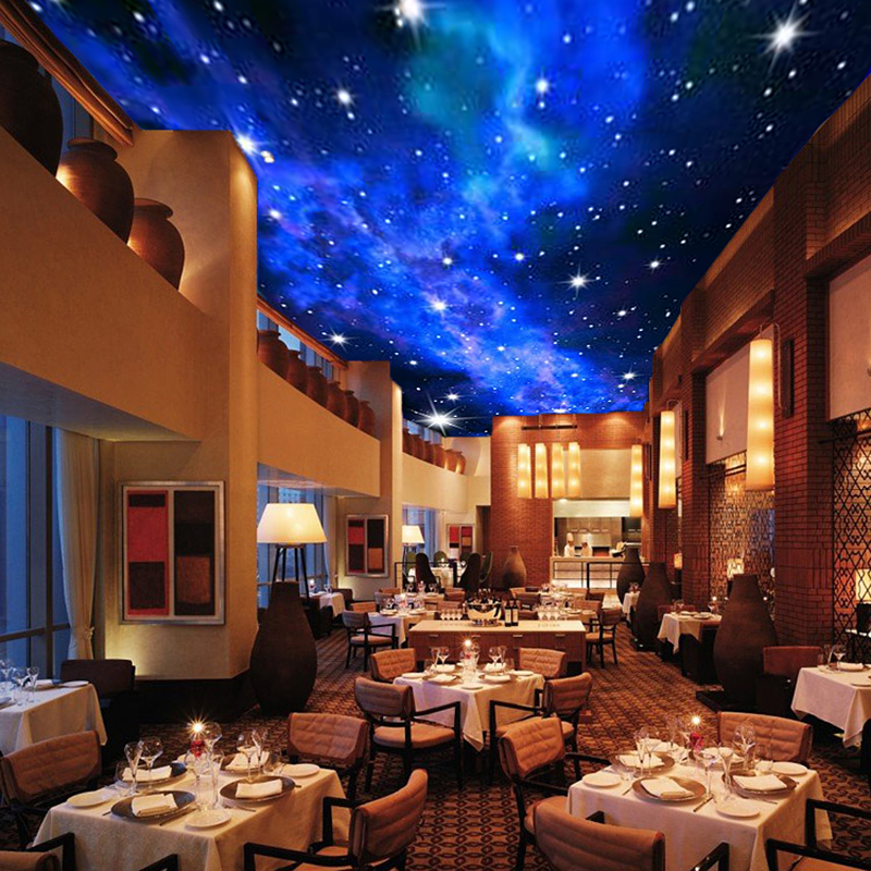 Interior Ceiling 3D Milky Way Stars Wall Covering Custom Photo Mural Wallpaper Living Room Bedroom Sofa Background
