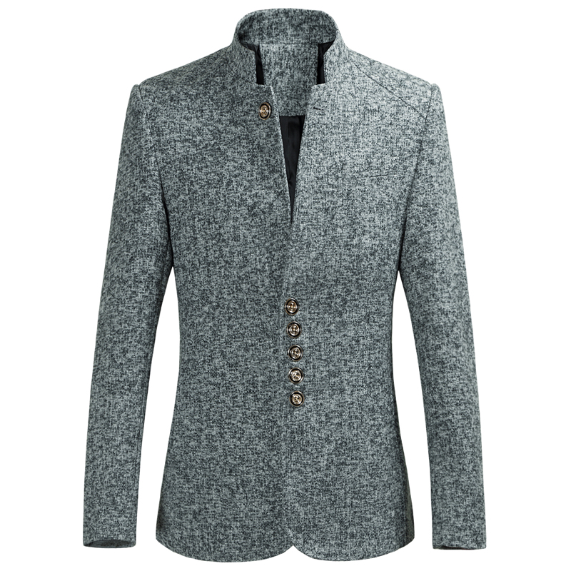 4XL 2016 New Style High Quality Blazer Men Stand Collar Slim Fit BM01 Men Blazer Masculino Slim Fit Terno Masculino, Black
4XL 2016 New Style High Quality Blazer Men Stand Collar Slim Fit BM01 Men Blazer Masculino Slim Fit Terno Masculino, Black