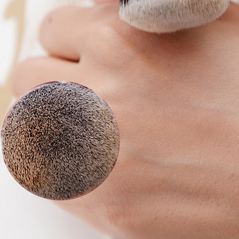 Professional Liquid Foundation Brush Wood Handle Beauty Kabuki Brush Flat Synthetic Hair Makeup Brushes Free Shipping