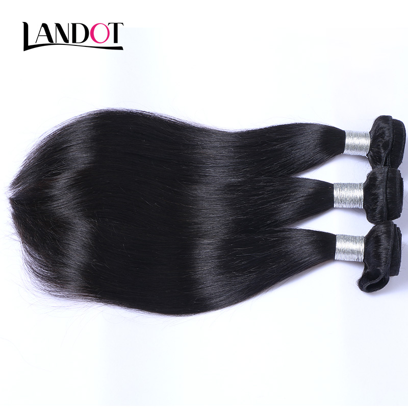 100% Virgin Human Hair Weaves Bundles Brazilian Peruvian Malaysian Indian Cambodian Russian Eurasian Filipino Straight Remy Hair Extensions